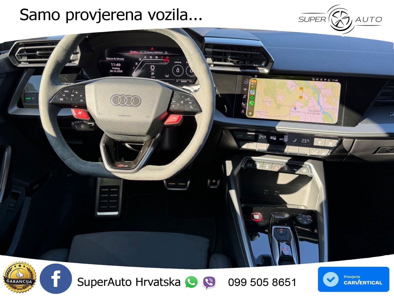 Audi RS3 Sedan 2.5 TFSI (400 KS) quattro S tronic LED+GR SJED+ACC