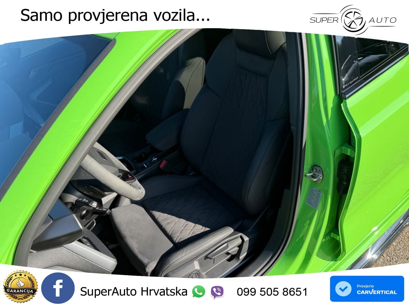 Audi RS3 Sedan 2.5 TFSI (400 KS) quattro S tronic LED+GR SJED+ACC