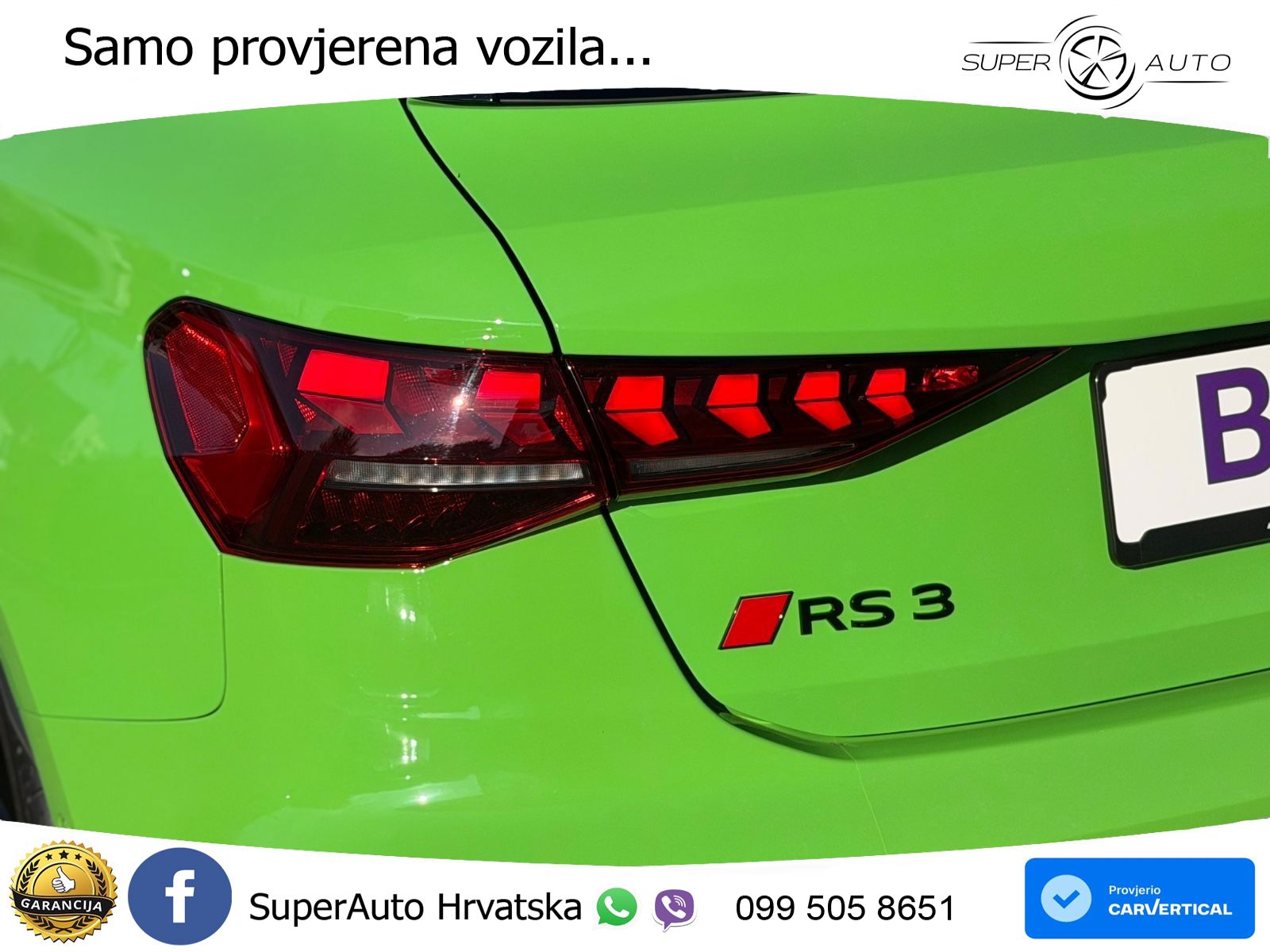 Audi RS3 Sedan 2.5 TFSI (400 KS) quattro S tronic LED+GR SJED+ACC
