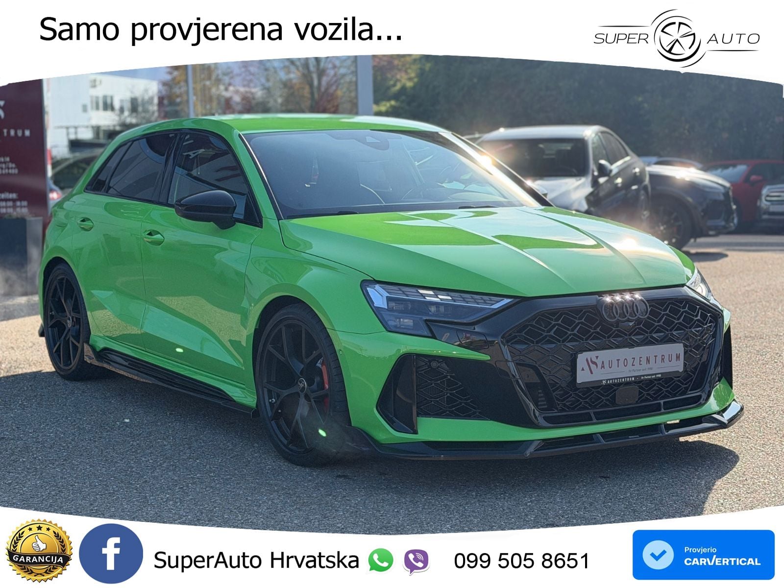 Audi RS3 Sedan 2.5 TFSI (400 KS) quattro S tronic LED+GR SJED+ACC