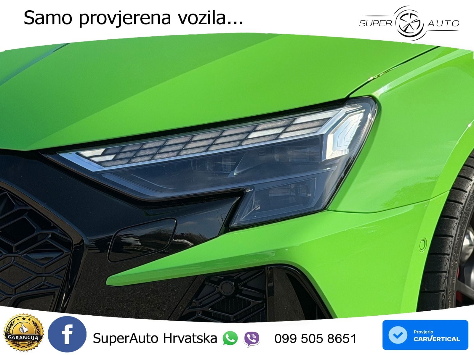 Audi RS3 Sedan 2.5 TFSI (400 KS) quattro S tronic LED+GR SJED+ACC
