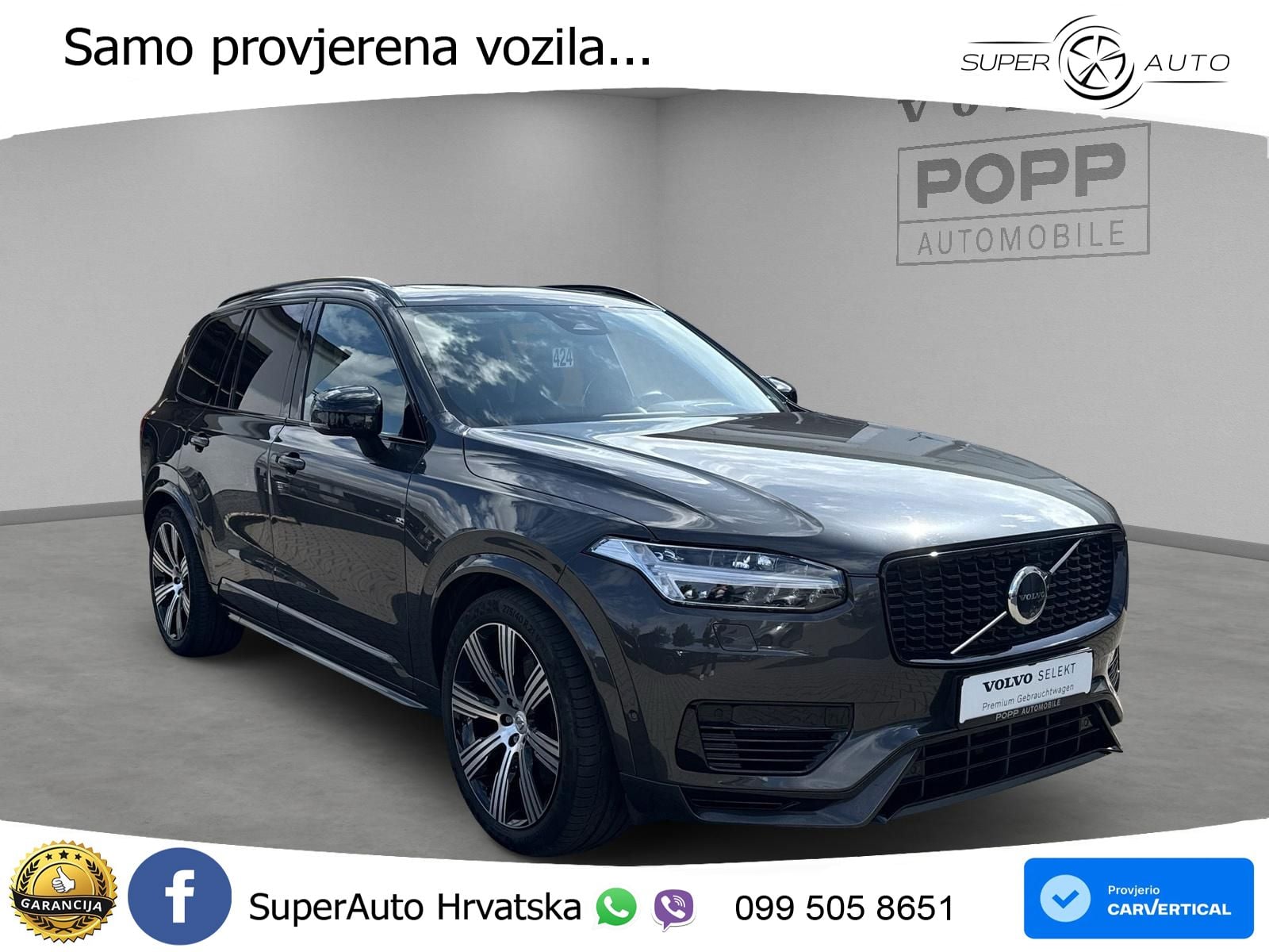 Volvo XC90 2.0 T8 AWD Automatic ACC+HEAD+4xGR SJED+360+PANO