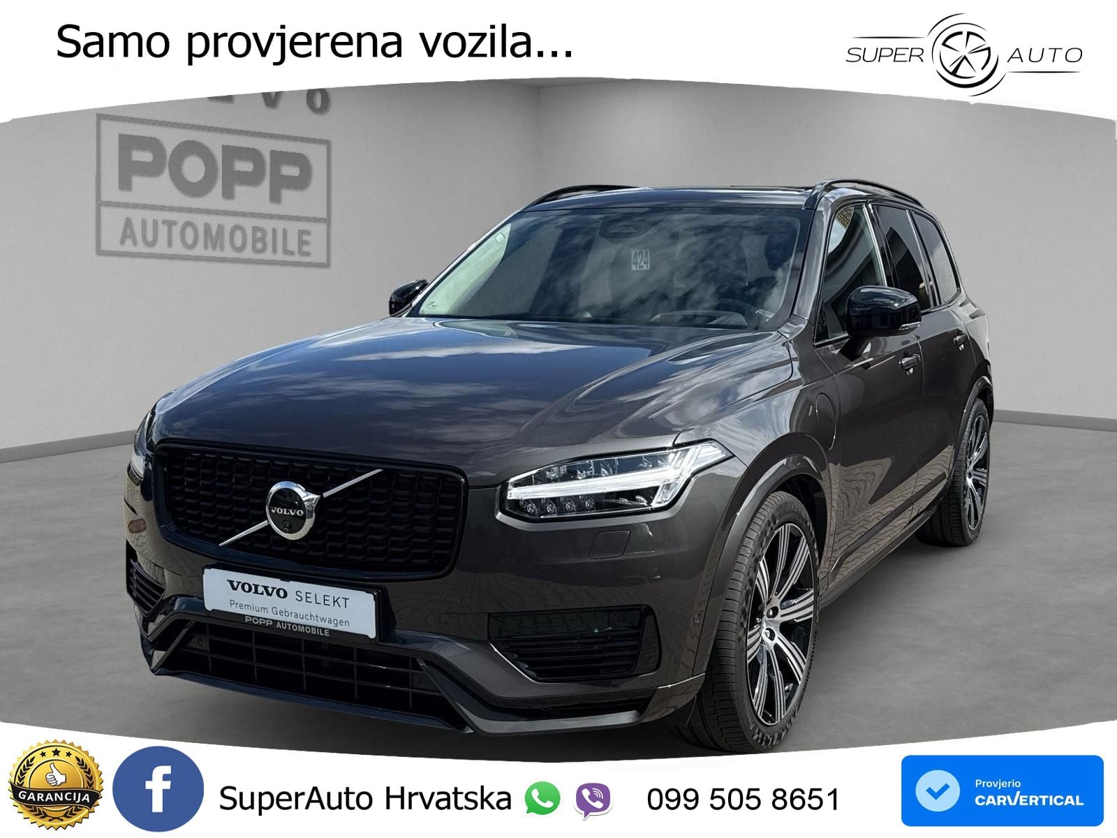 Volvo XC90 2.0 T8 AWD Automatic ACC+HEAD+4xGR SJED+360+PANO