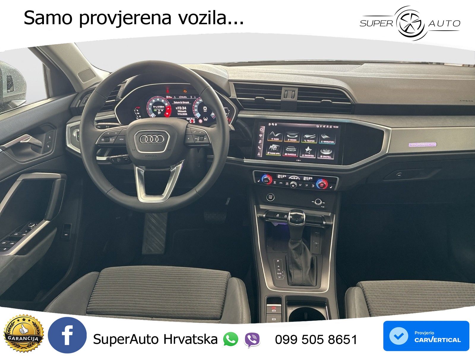Audi Q3 45 TFSI (245 KS) quattro S tronic advanced LED+GR SJED+ACC