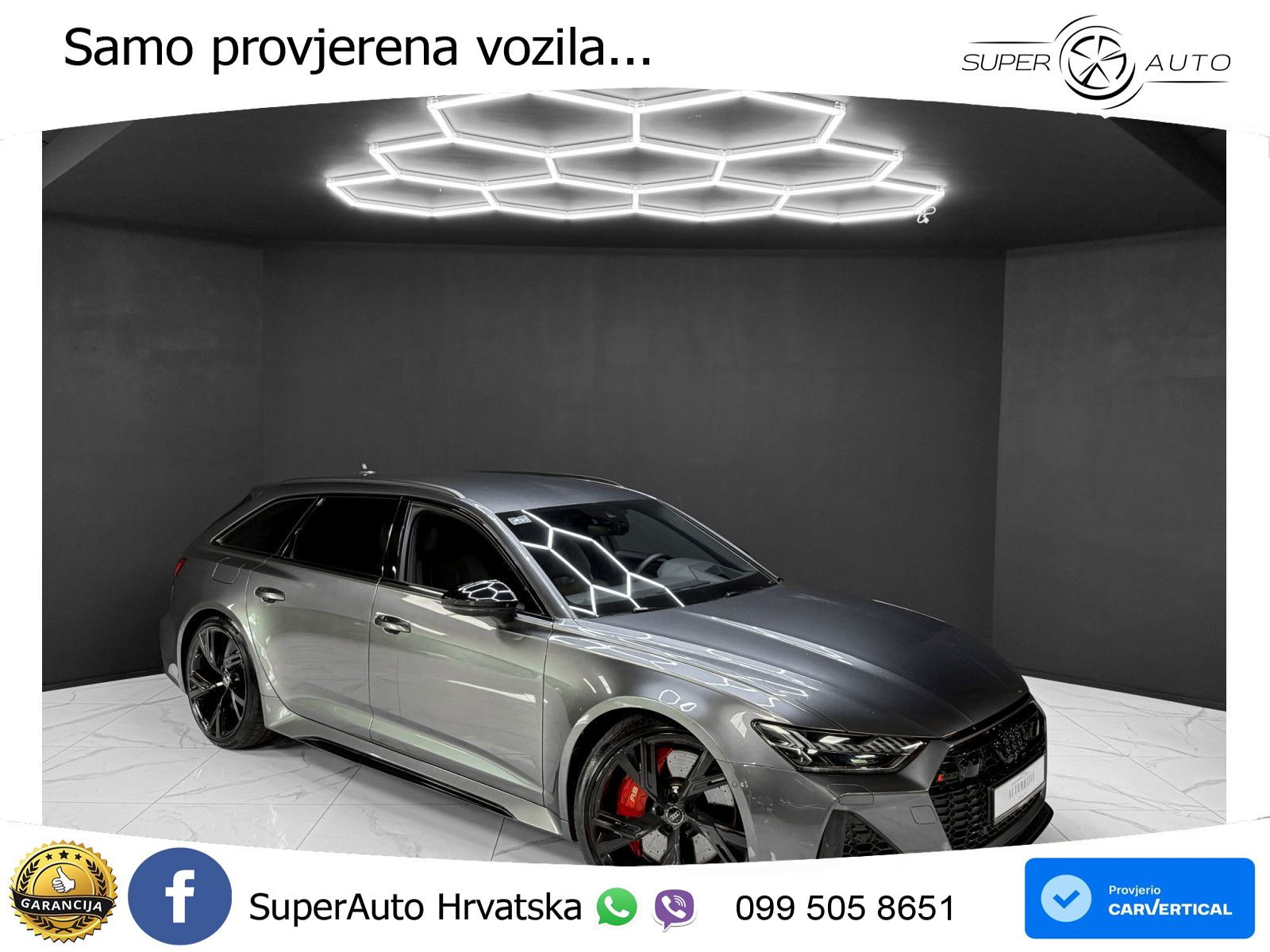Audi RS6 Avant 4.0 TFSI V8 (600 KS) quattro Tiptronic LED+GR SJED+ACC