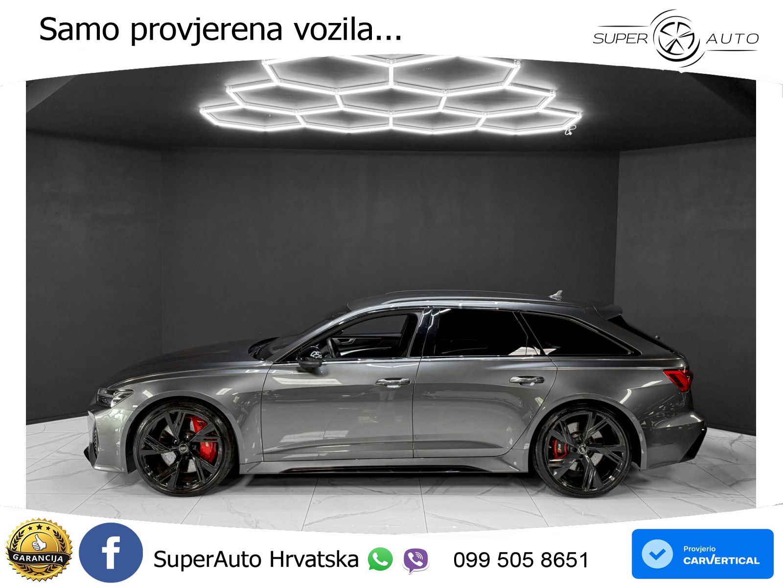 Audi RS6 Avant 4.0 TFSI V8 (600 KS) quattro Tiptronic LED+GR SJED+ACC