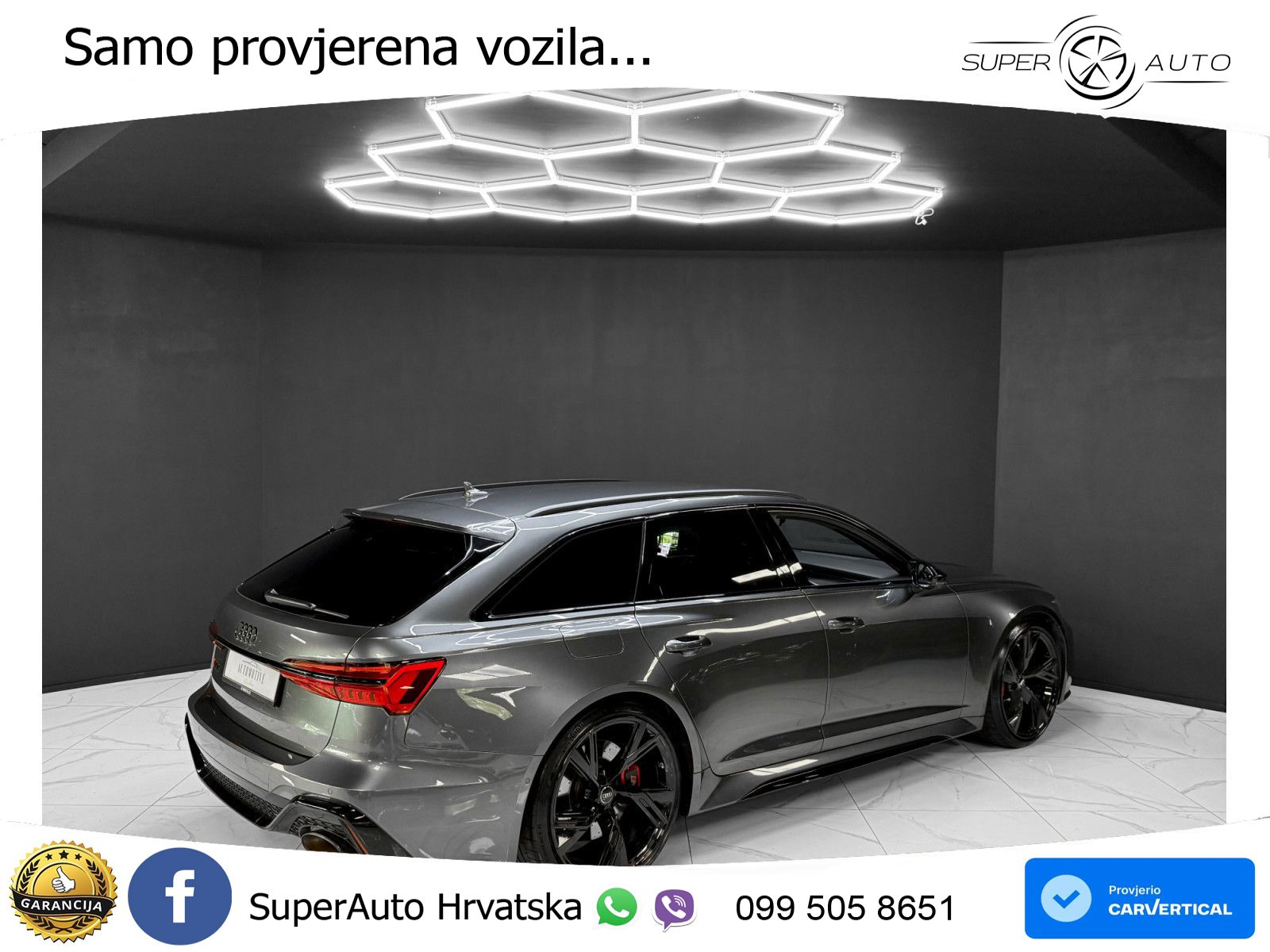 Audi RS6 Avant 4.0 TFSI V8 (600 KS) quattro Tiptronic LED+GR SJED+ACC