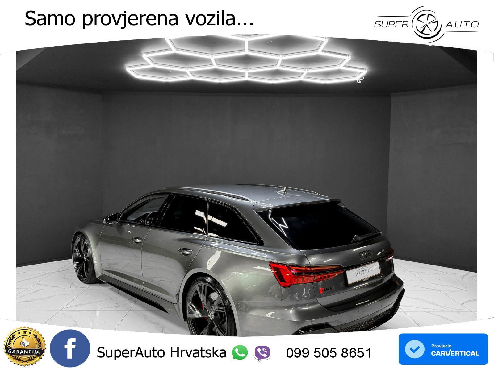 Audi RS6 Avant 4.0 TFSI V8 (600 KS) quattro Tiptronic LED+GR SJED+ACC