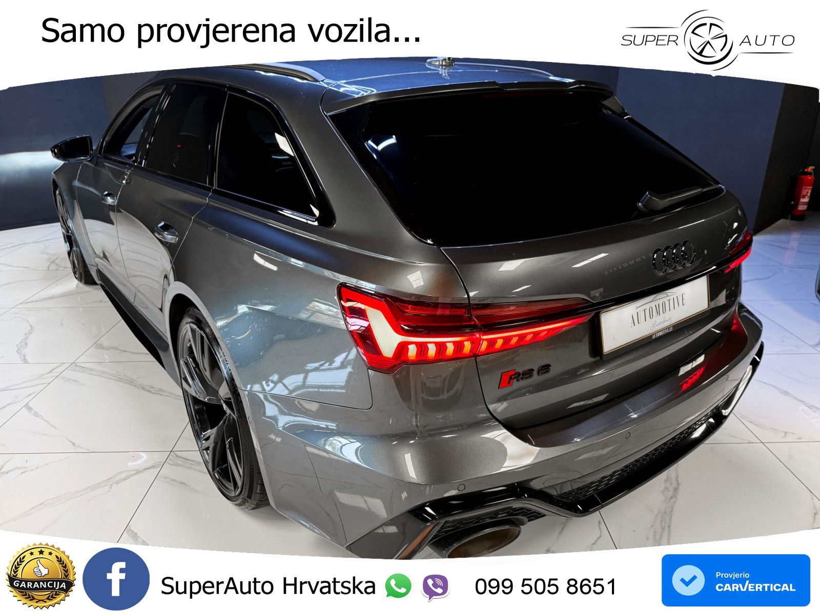 Audi RS6 Avant 4.0 TFSI V8 (600 KS) quattro Tiptronic LED+GR SJED+ACC