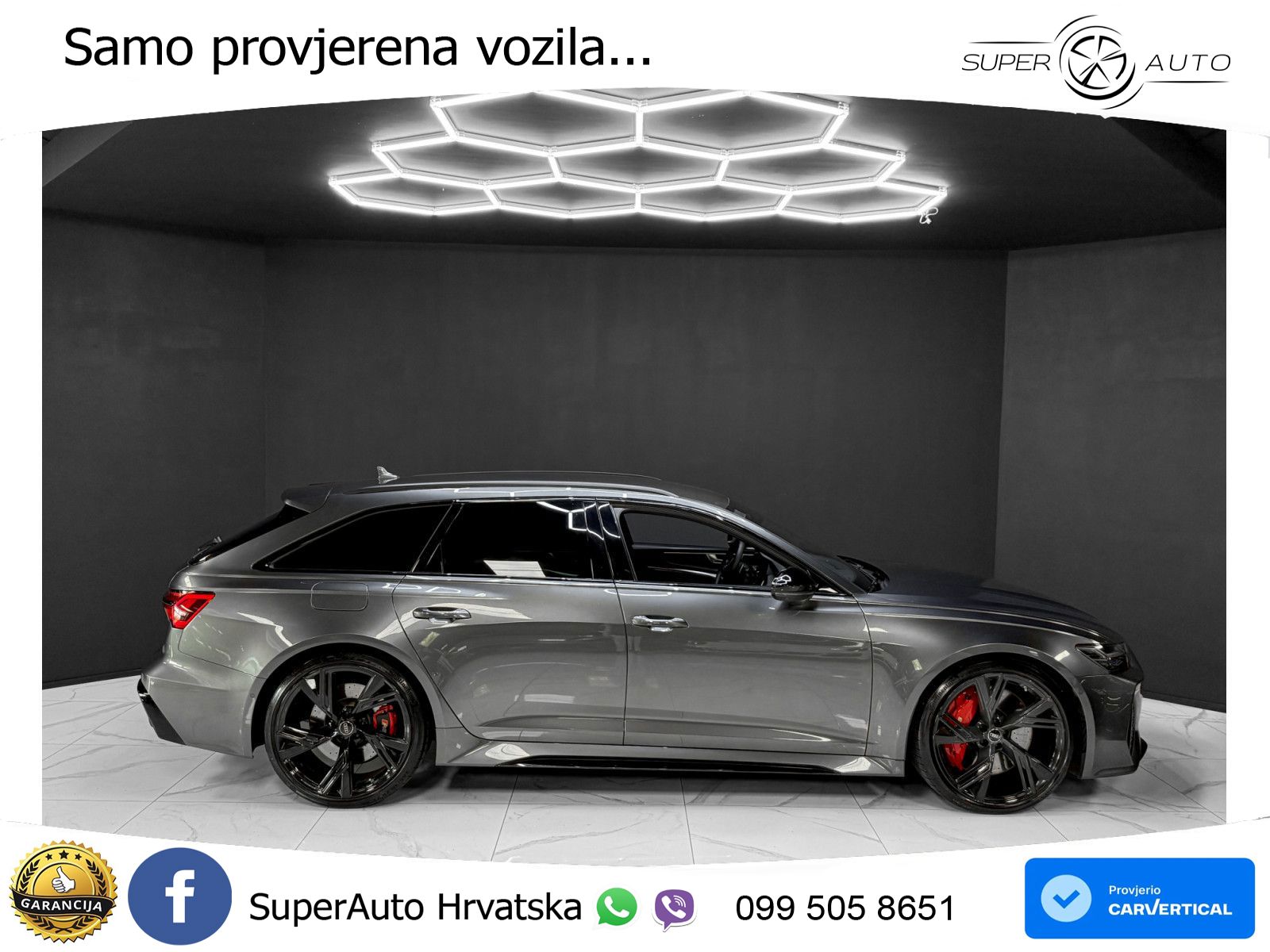 Audi RS6 Avant 4.0 TFSI V8 (600 KS) quattro Tiptronic LED+GR SJED+ACC