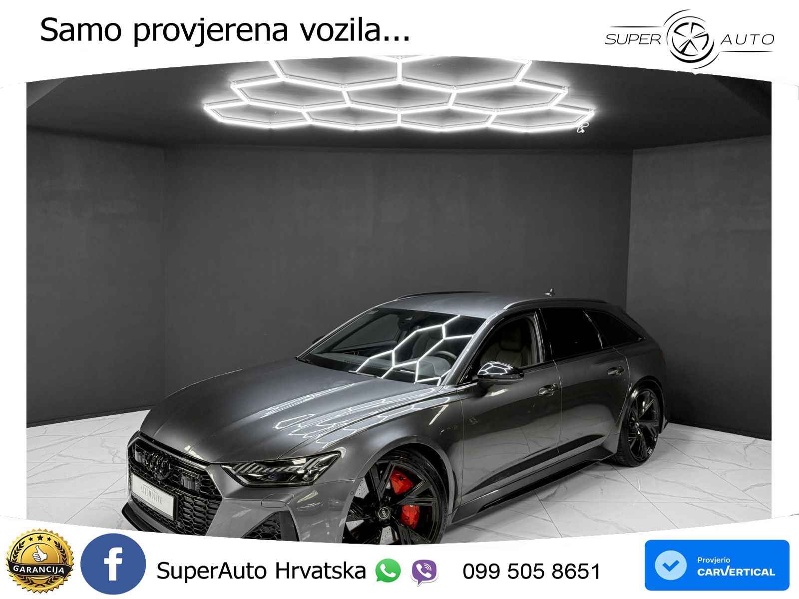 Audi RS6 Avant 4.0 TFSI V8 (600 KS) quattro Tiptronic LED+GR SJED+ACC