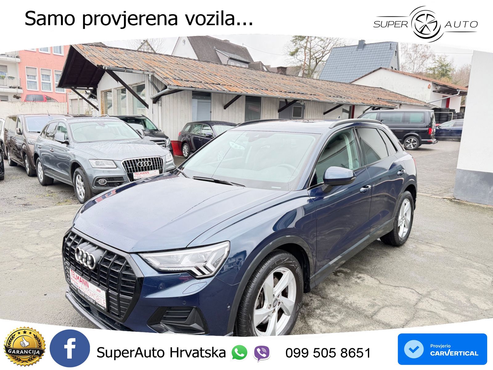 Audi Q3 40 TFSI (190 KS) quattro S tronic LED+GR SJED+ACC