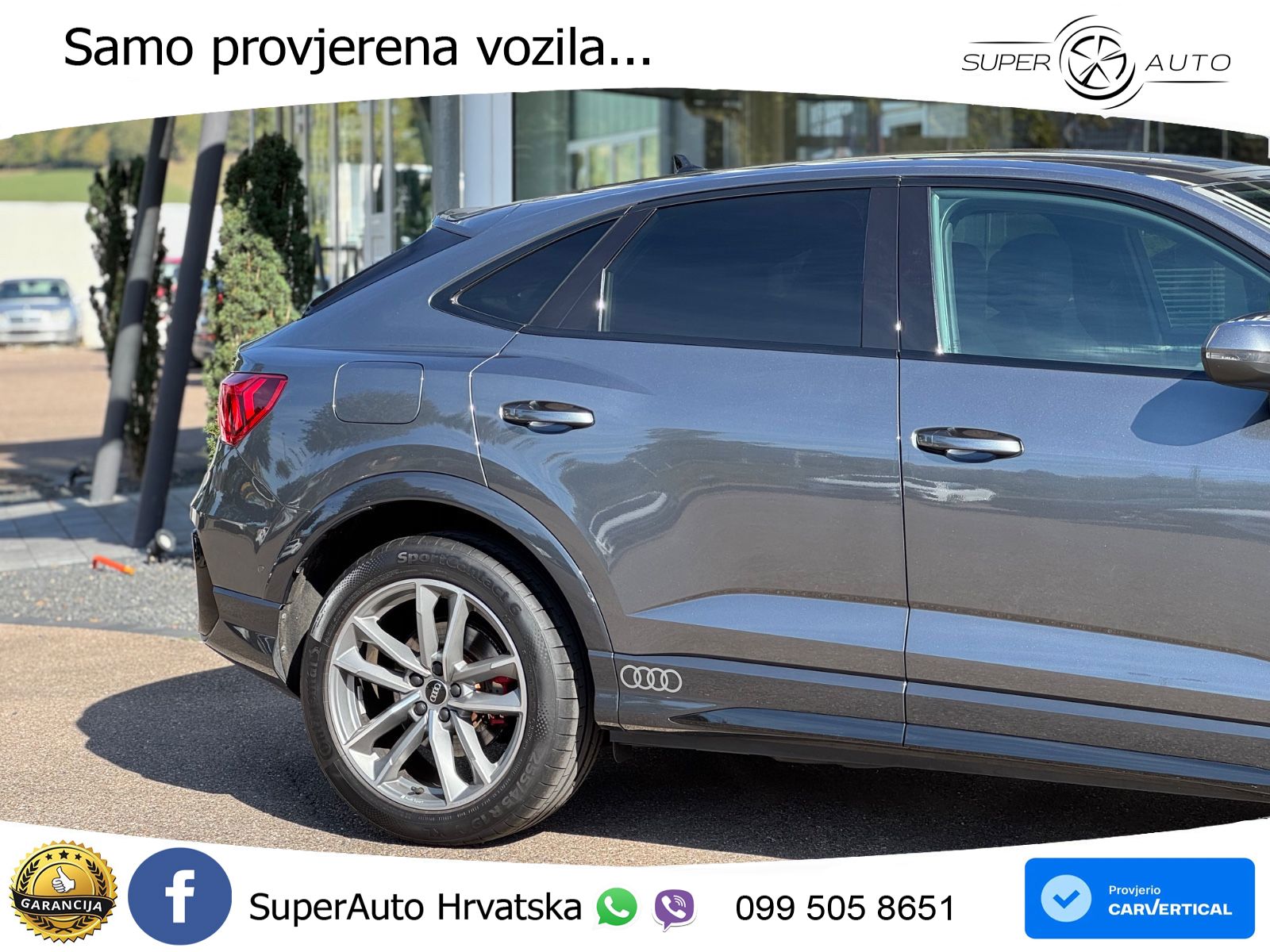 Audi Q3 II Sportback 40 TFSI (190 KS) quattro S tronic 2x S line LED+GR SJED+ACC