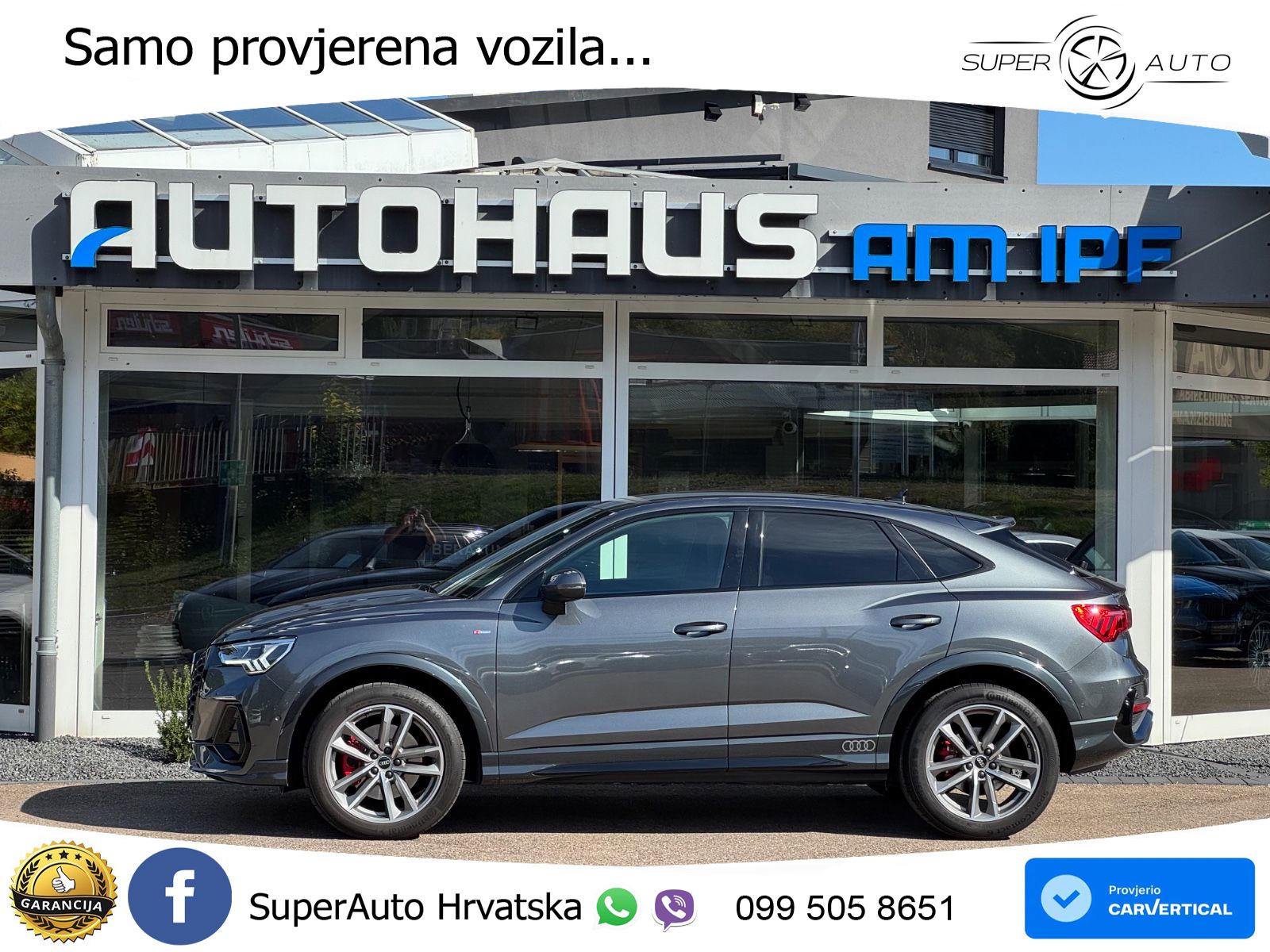 Audi Q3 II Sportback 40 TFSI (190 KS) quattro S tronic 2x S line LED+GR SJED+ACC