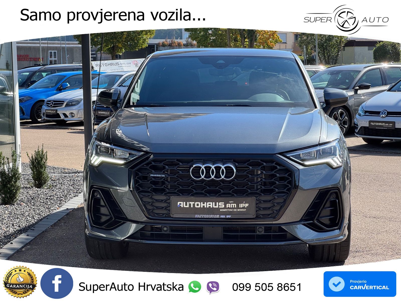 Audi Q3 II Sportback 40 TFSI (190 KS) quattro S tronic 2x S line LED+GR SJED+ACC