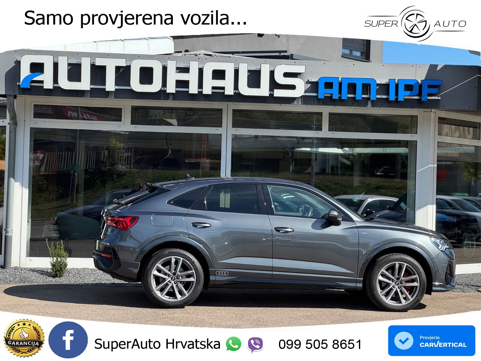 Audi Q3 II Sportback 40 TFSI (190 KS) quattro S tronic 2x S line LED+GR SJED+ACC