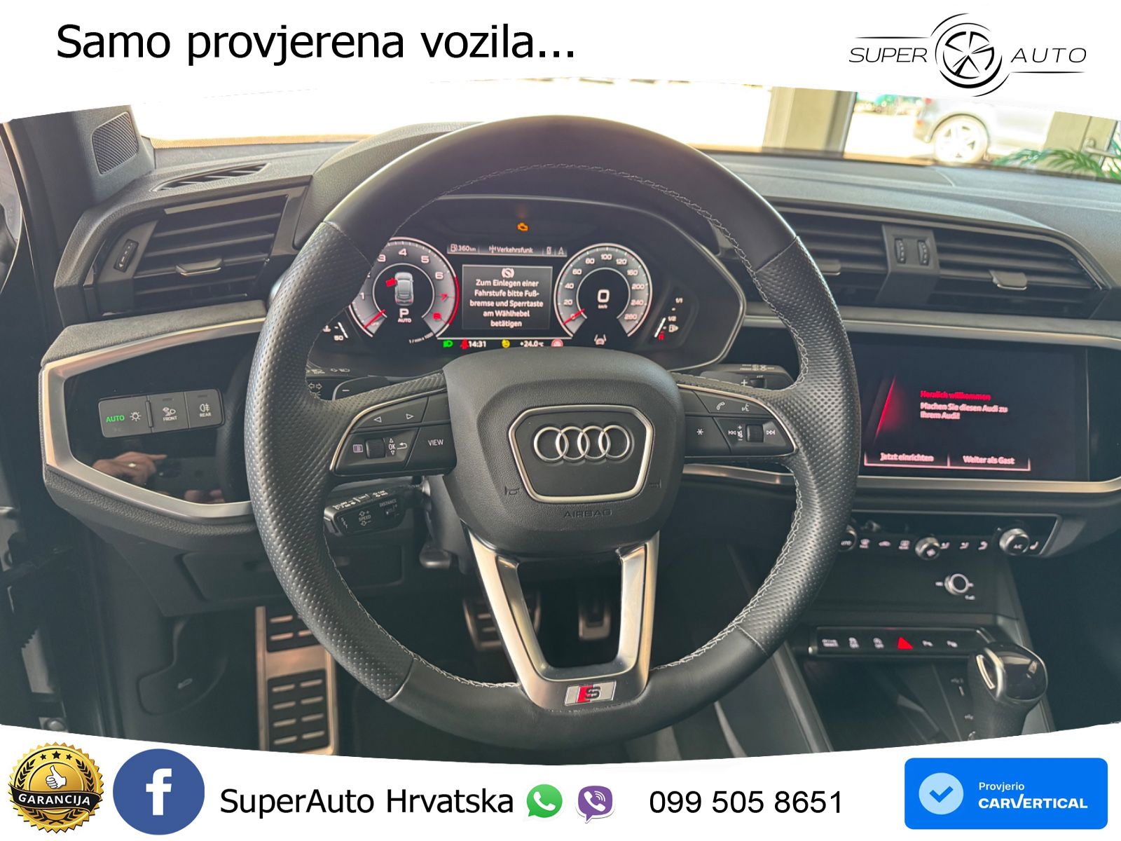 Audi Q3 II Sportback 40 TFSI (190 KS) quattro S tronic 2x S line LED+GR SJED+ACC