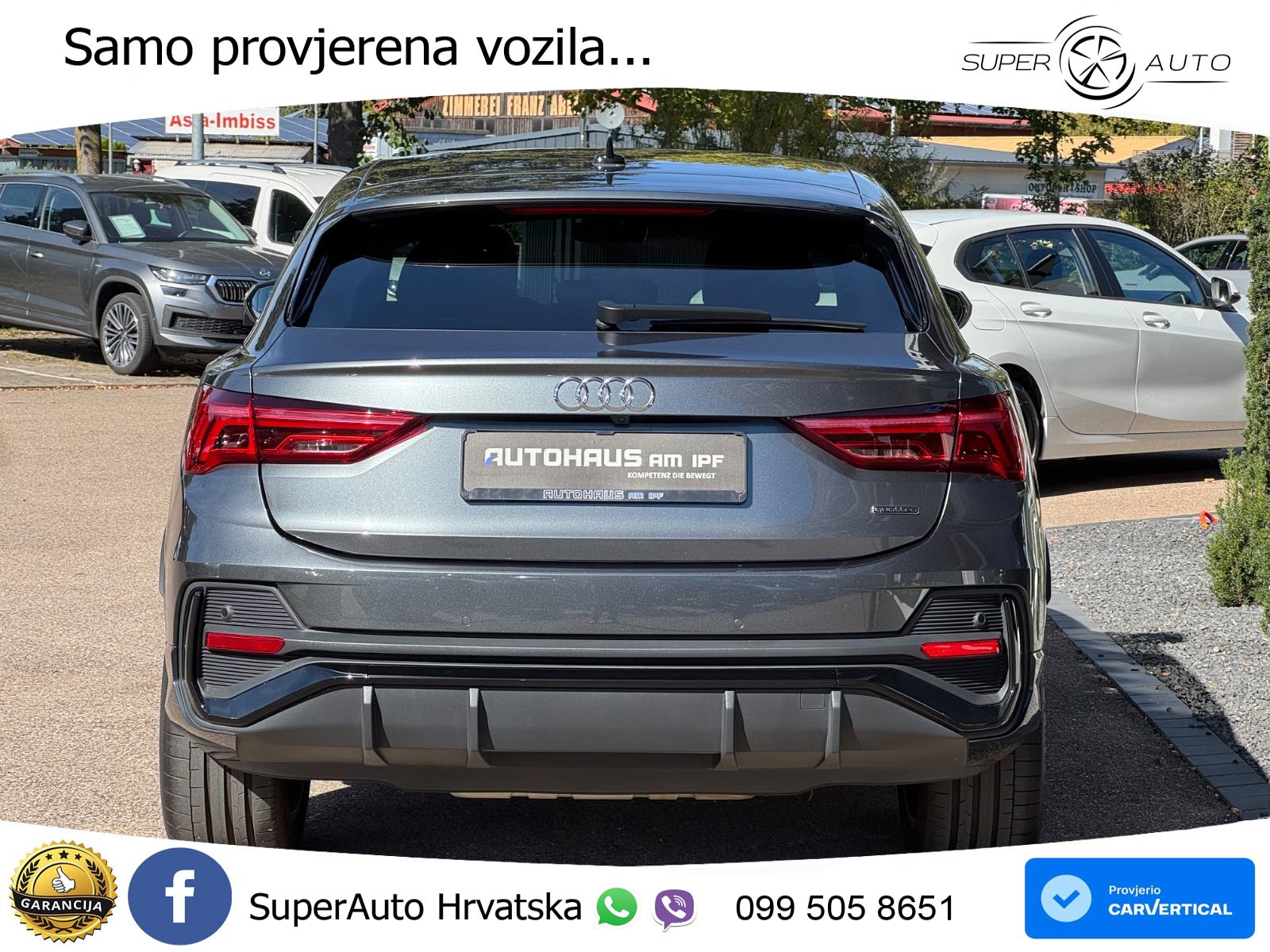 Audi Q3 II Sportback 40 TFSI (190 KS) quattro S tronic 2x S line LED+GR SJED+ACC