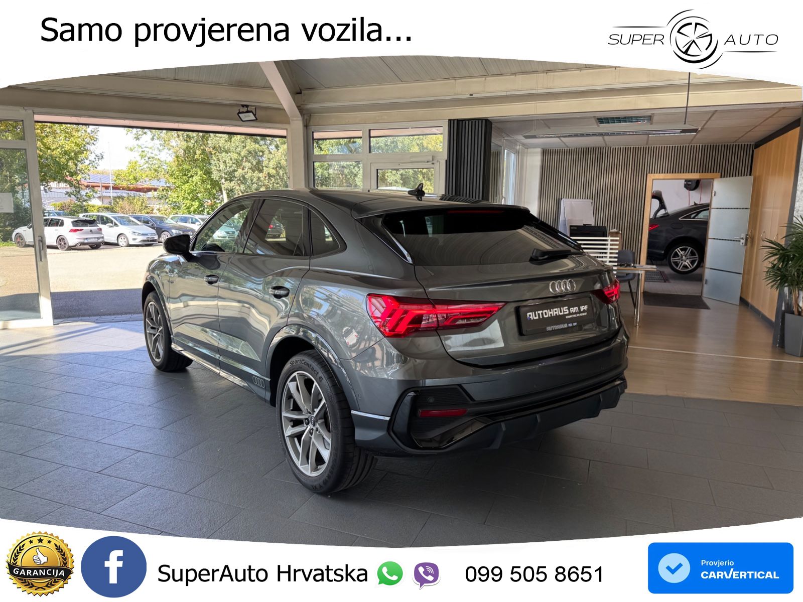 Audi Q3 II Sportback 40 TFSI (190 KS) quattro S tronic 2x S line LED+GR SJED+ACC