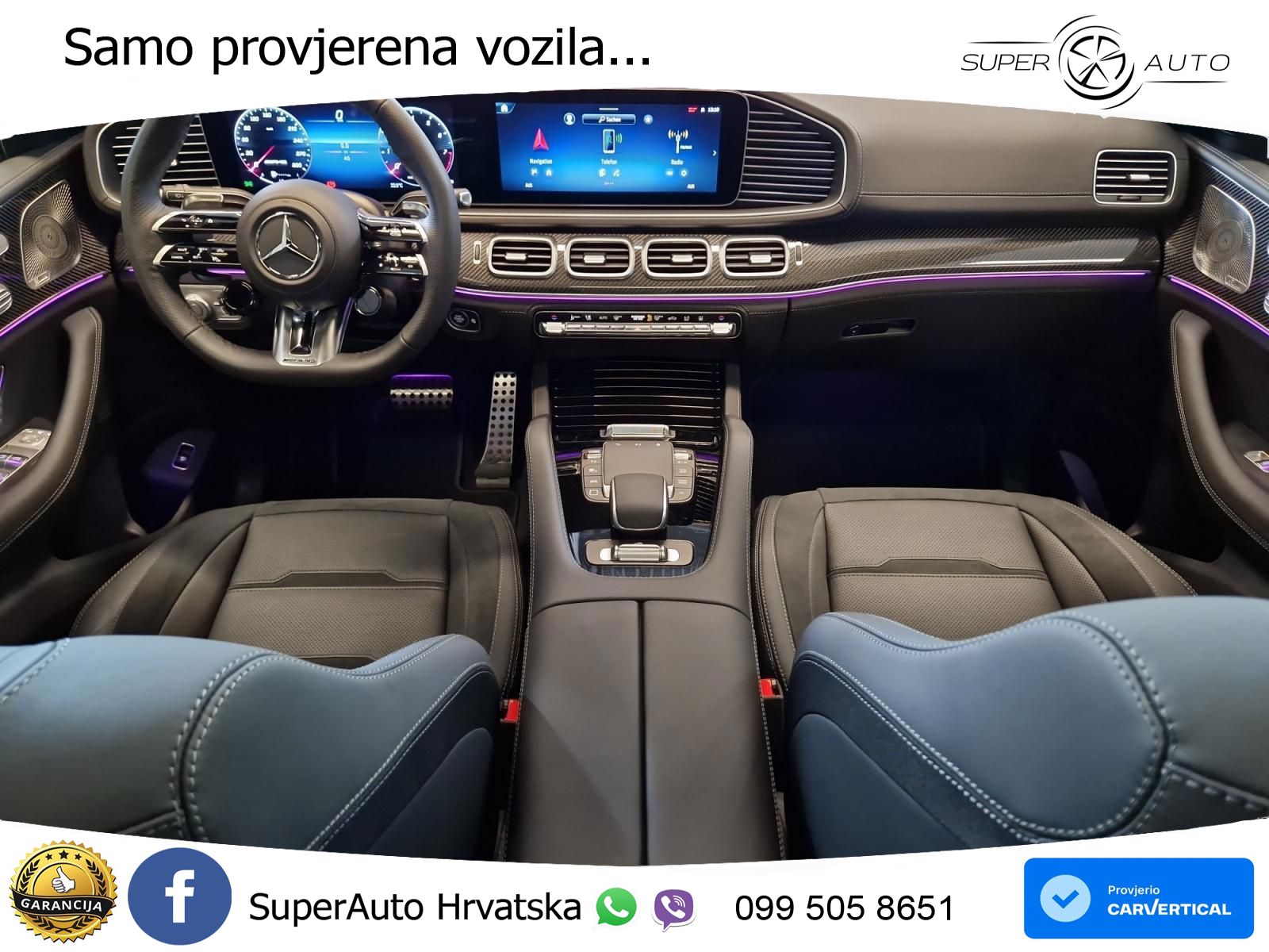 Mercedes-Benz GLS AMG GLS 63 V8 EQ Boost 4MATIC+ AMG SPEEDSHIFT TCT 9G ACC+HEAD+4xGR SJED+360+PANO