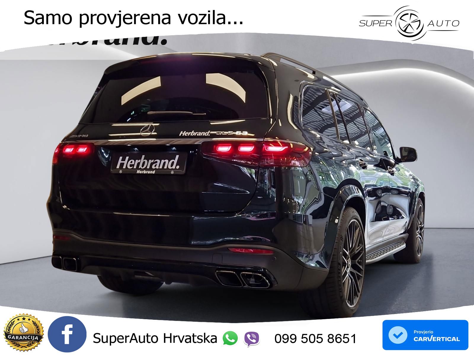 Mercedes-Benz GLS AMG GLS 63 V8 EQ Boost 4MATIC+ AMG SPEEDSHIFT TCT 9G ACC+HEAD+4xGR SJED+360+PANO