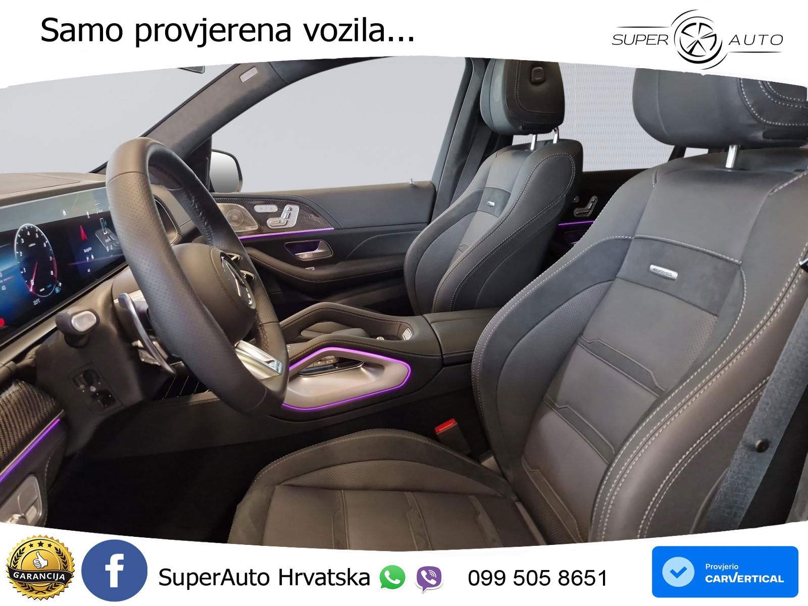 Mercedes-Benz GLS AMG GLS 63 V8 EQ Boost 4MATIC+ AMG SPEEDSHIFT TCT 9G ACC+HEAD+4xGR SJED+360+PANO