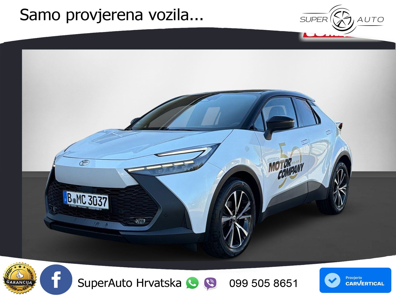 Toyota C-HR 2.0 (198 KS) Hybrid e-CVT LED+GR SJED+ACC