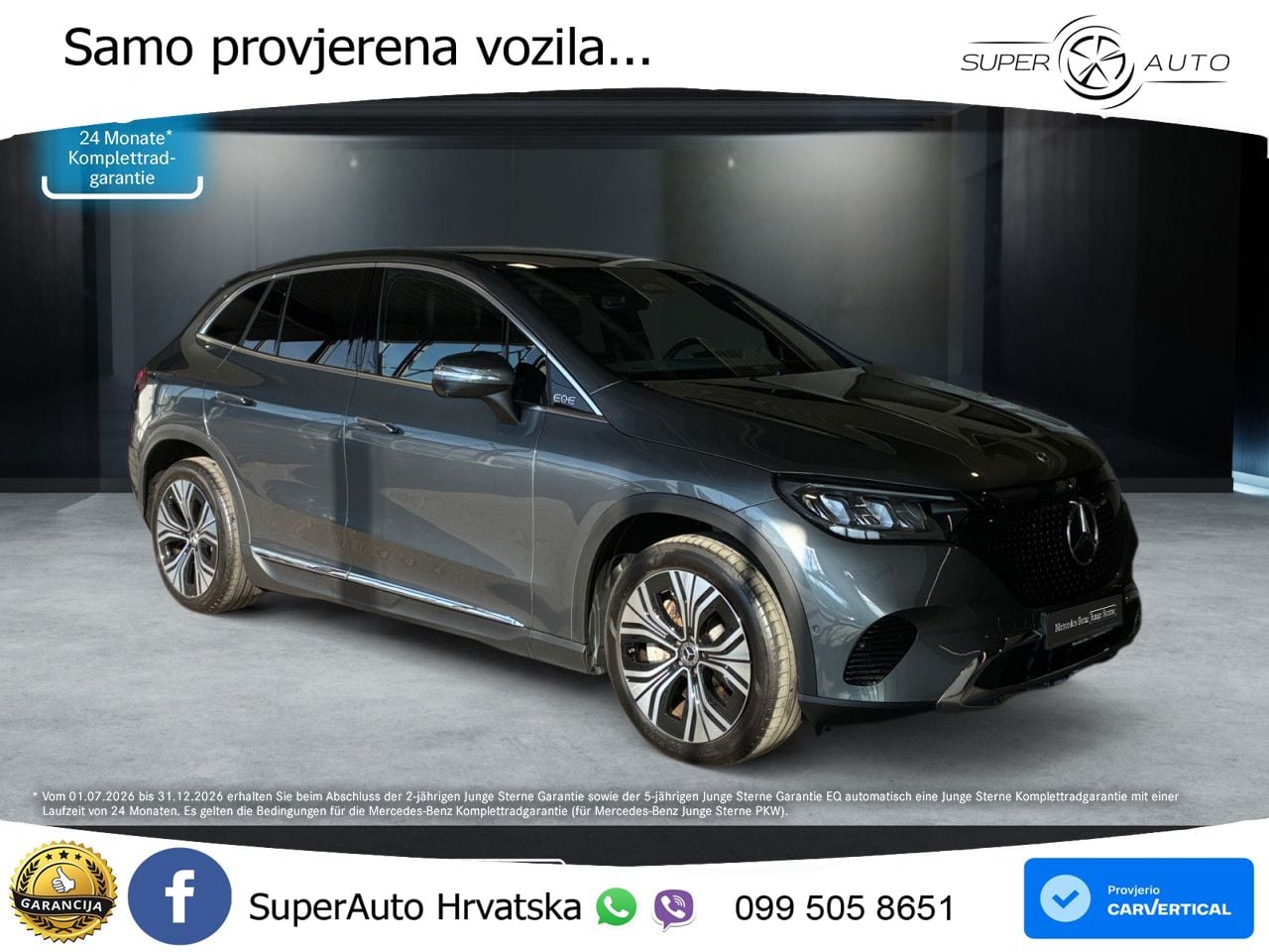 Mercedes EQE SUV 300 100 kWh (245 KS) LED+GR SJED+ACC