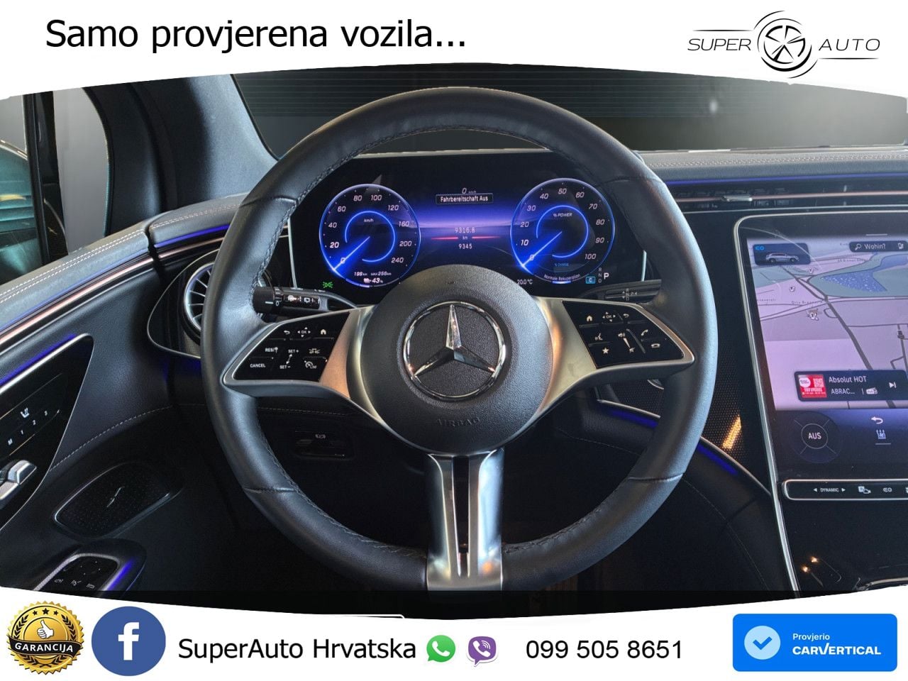 Mercedes EQE SUV 300 100 kWh (245 KS) LED+GR SJED+ACC