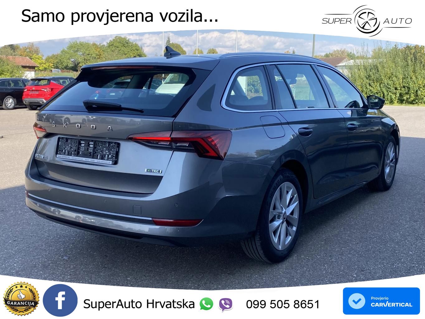 Škoda Octavia Combi 1.5 TSI (150 KS) DSG LED+GR SJED+ACC