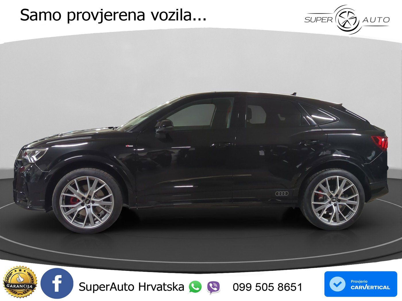 Audi Q3 II Sportback 45 TFSI (245 KS) quattro S tronic S line LED+GR SJED+ACC