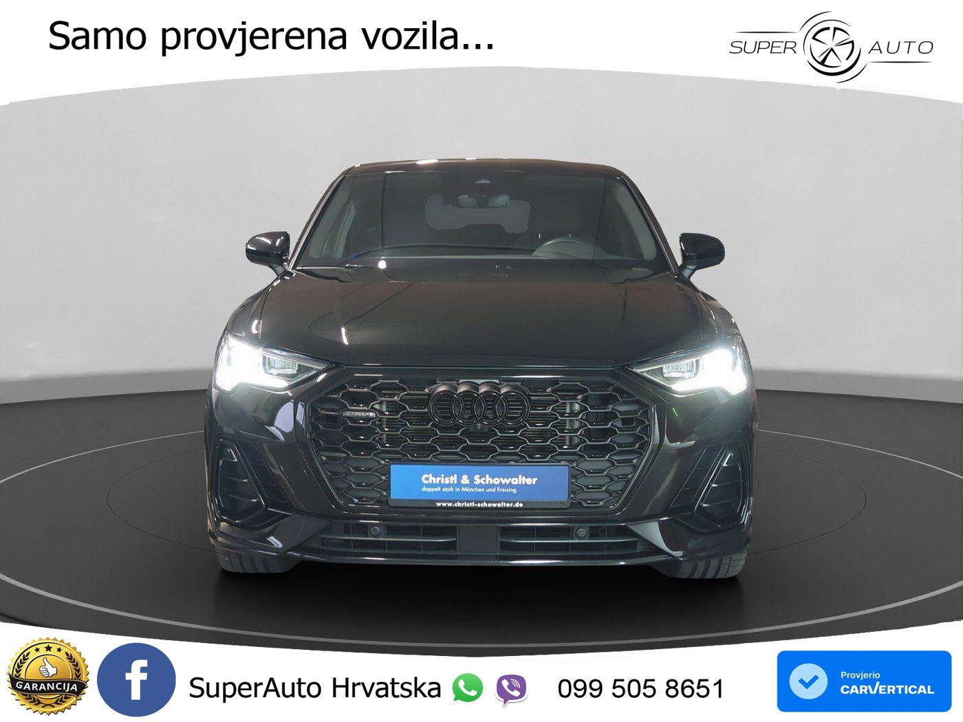 Audi Q3 II Sportback 45 TFSI (245 KS) quattro S tronic S line LED+GR SJED+ACC