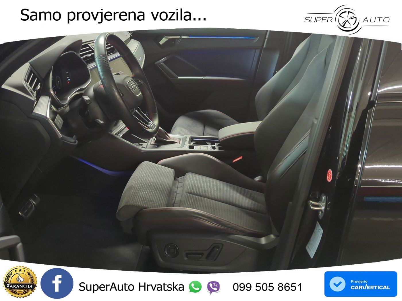 Audi Q3 II Sportback 45 TFSI (245 KS) quattro S tronic S line LED+GR SJED+ACC