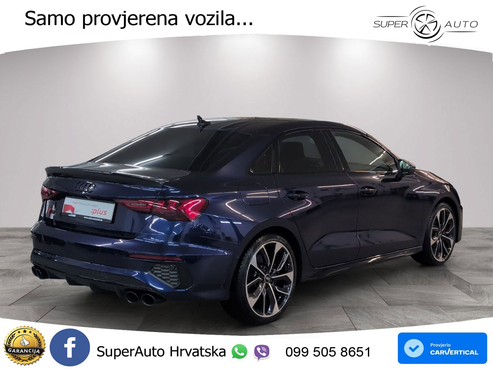 Audi S3 Limuzina 2.0 TFSI (310 KS) quattro S tronic MATRIX+GR SJED+KAM