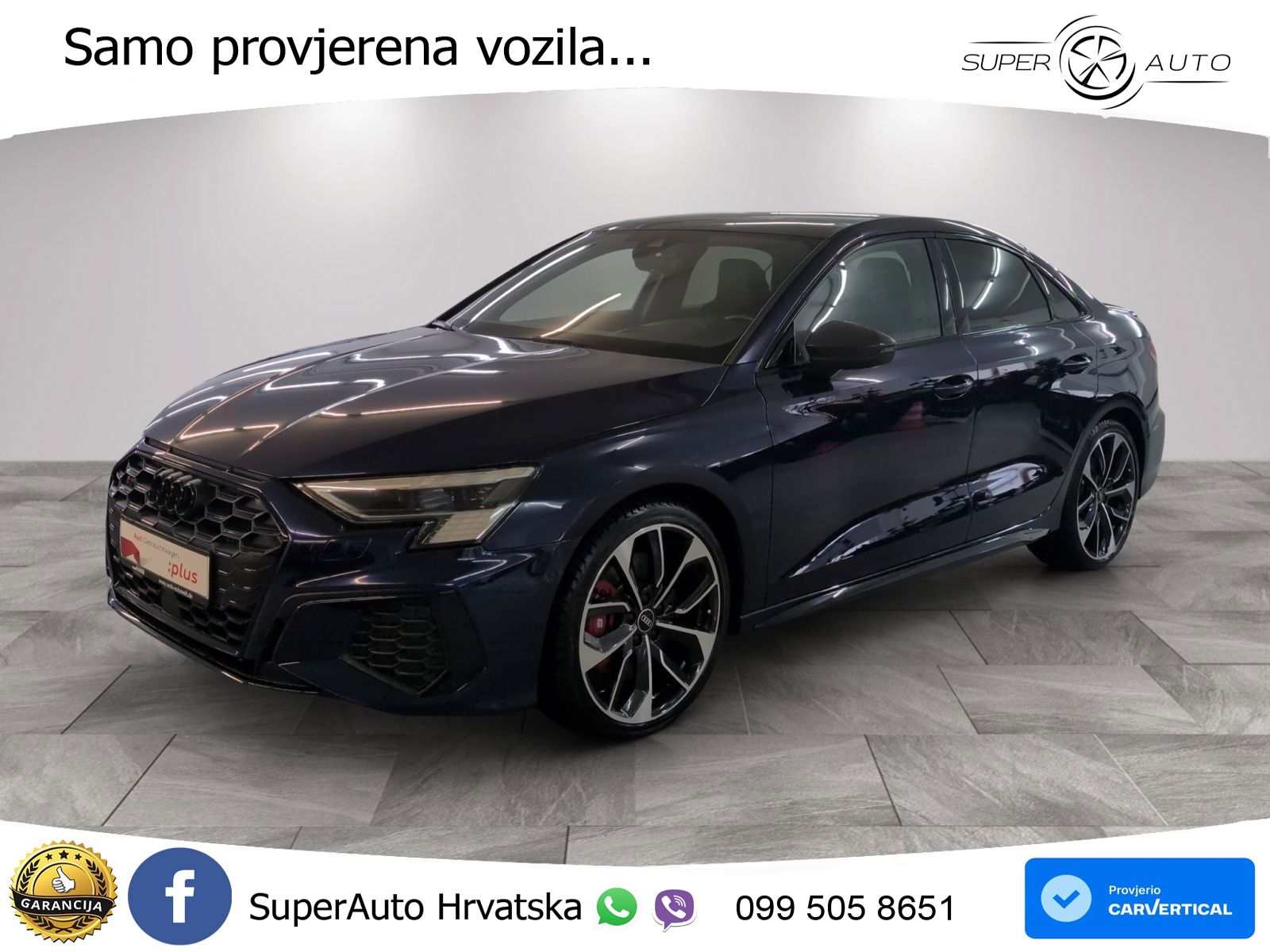 Audi S3 Limuzina 2.0 TFSI (310 KS) quattro S tronic MATRIX+GR SJED+KAM