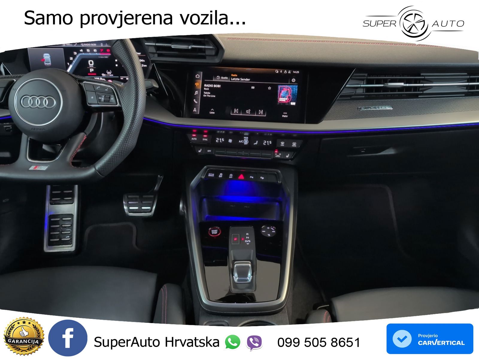 Audi S3 Limuzina 2.0 TFSI (310 KS) quattro S tronic MATRIX+GR SJED+KAM
