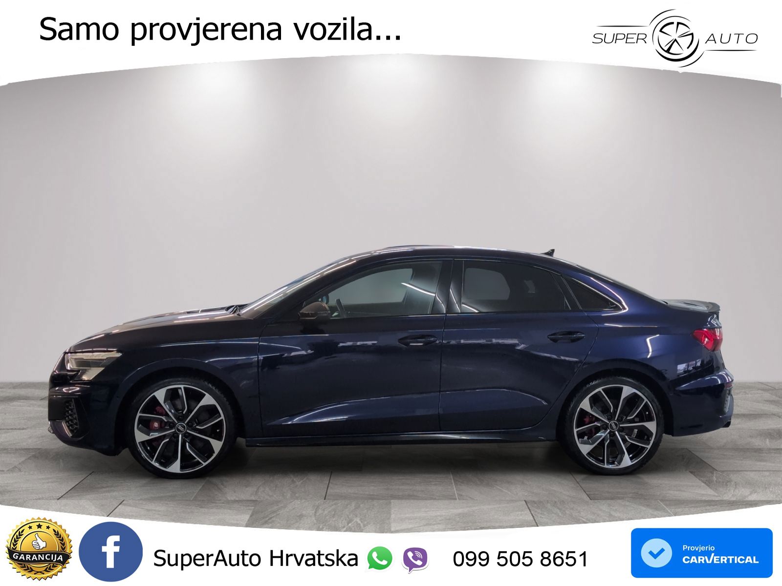 Audi S3 Limuzina 2.0 TFSI (310 KS) quattro S tronic MATRIX+GR SJED+KAM