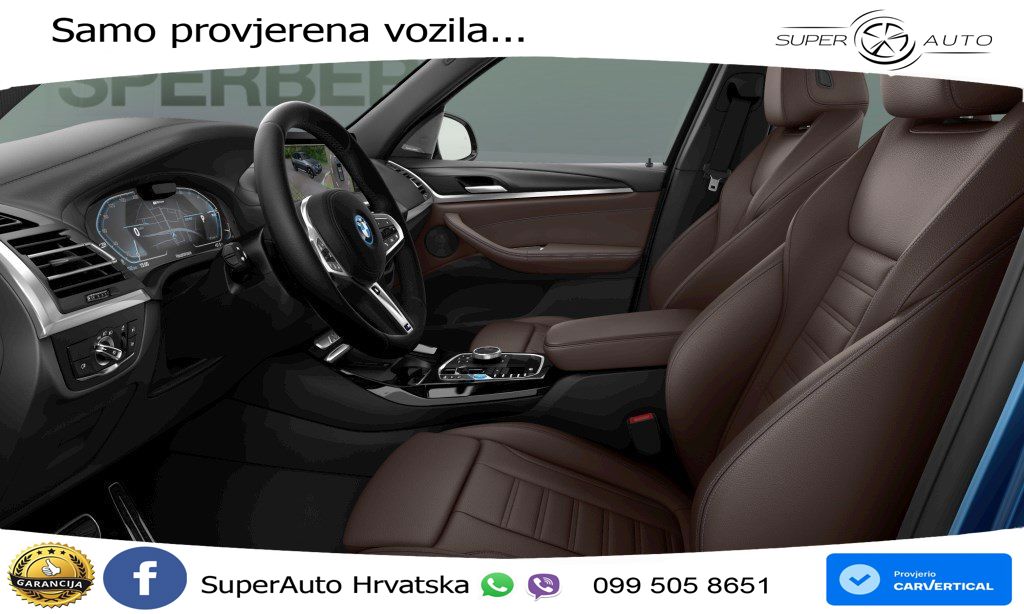 BMW iX3 80 kWh (286 KS) ACC+HEAD+GR SJED+360+PANO
