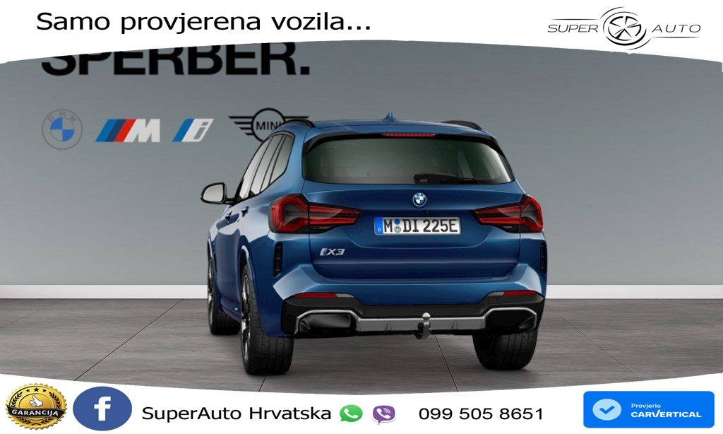 BMW iX3 80 kWh (286 KS) ACC+HEAD+GR SJED+360+PANO