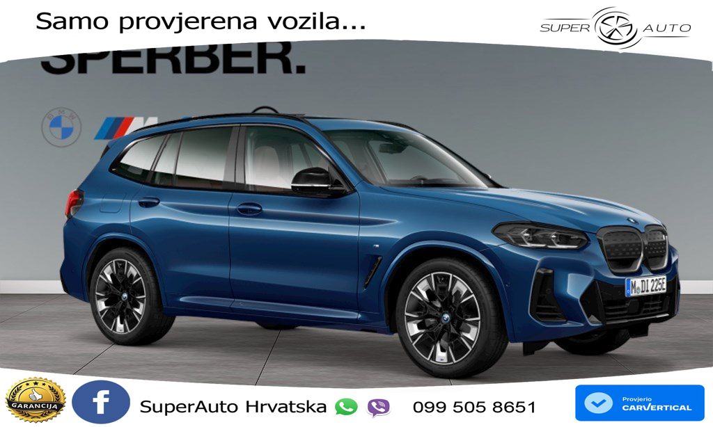 BMW iX3 80 kWh (286 KS) ACC+HEAD+GR SJED+360+PANO