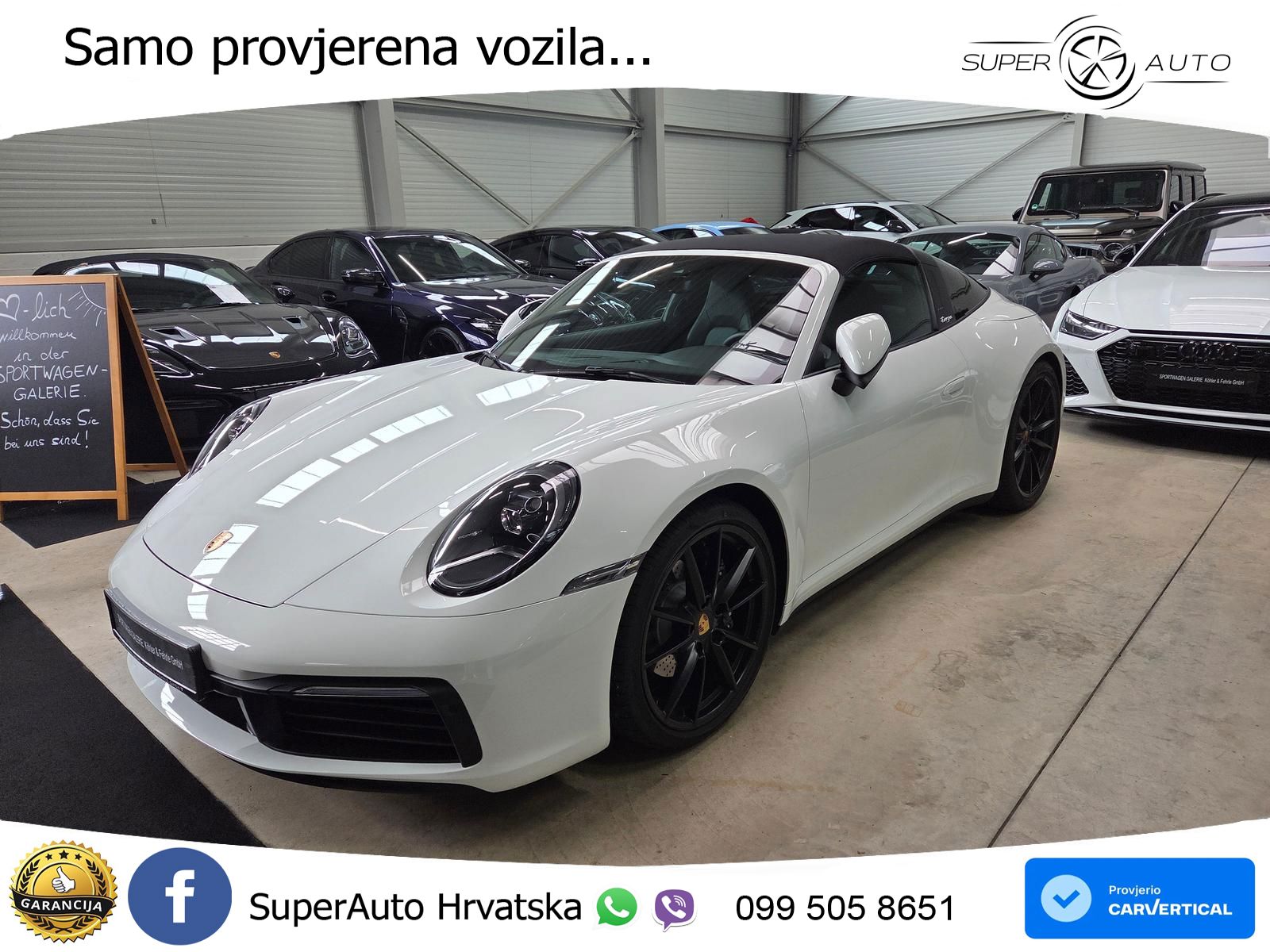 Porsche 911 Targa 4 3.0 (385 KS) PDK LED+GR SJED+ACC