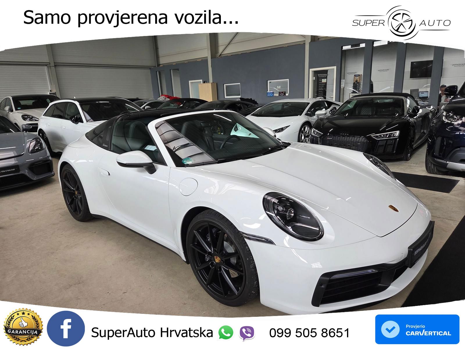 Porsche 911 Targa 4 3.0 (385 KS) PDK LED+GR SJED+ACC