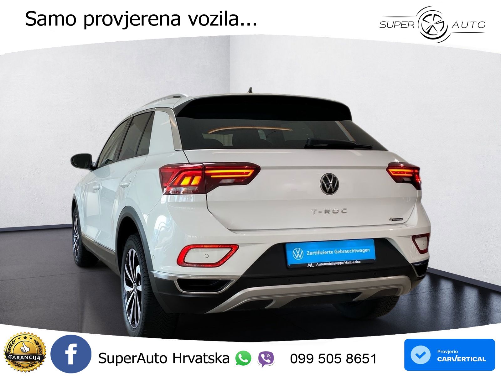 Volkswagen T-Roc I 2.0 TDI (150 KS) DSG LED+GR SJED+ACC