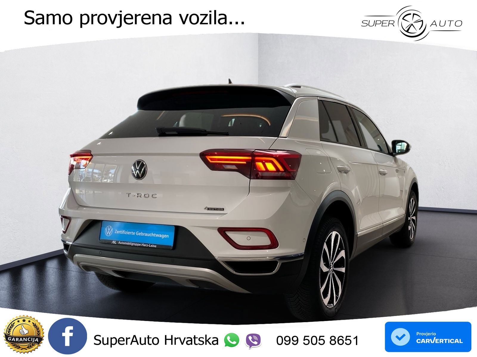 Volkswagen T-Roc I 2.0 TDI (150 KS) DSG LED+GR SJED+ACC
