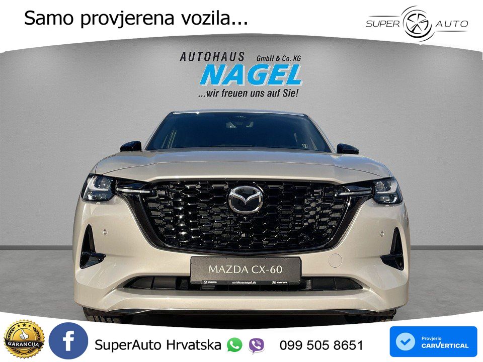 Mazda CX-60 3.3 e-Skyactiv D (254 KS) AWD Automatic LED+GR SJED+ACC