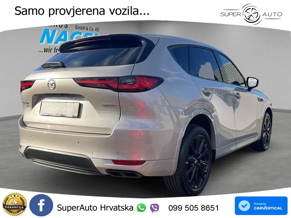 Mazda CX-60 3.3 e-Skyactiv D (254 KS) AWD Automatic LED+GR SJED+ACC