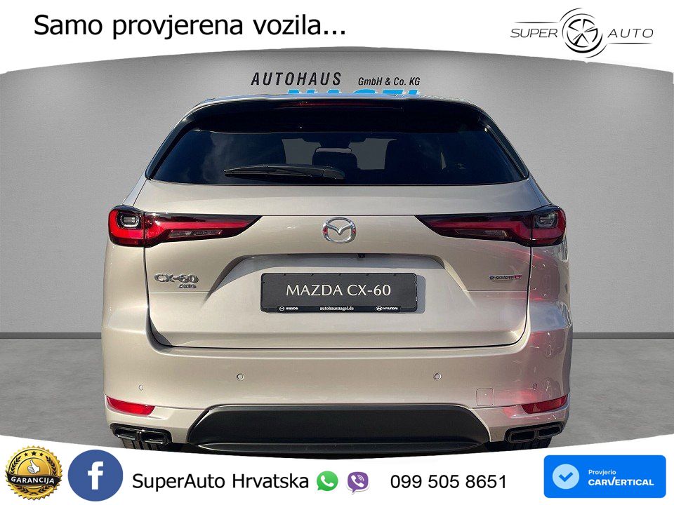 Mazda CX-60 3.3 e-Skyactiv D (254 KS) AWD Automatic LED+GR SJED+ACC