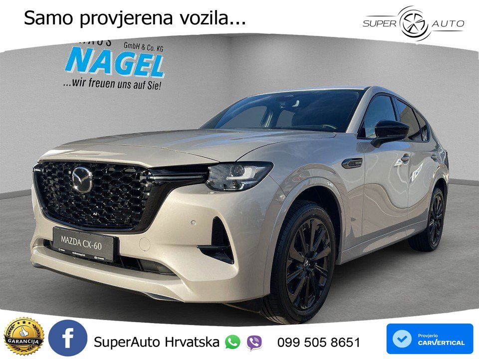 Mazda CX-60 3.3 e-Skyactiv D (254 KS) AWD Automatic LED+GR SJED+ACC