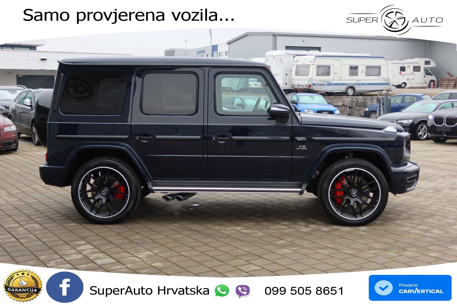 Mercedes AMG G 63 Long V8 (585 KS) 4MATIC 9G-TRONIC AMG SPEEDSHIFT TCT LED+GR SJED+ACC