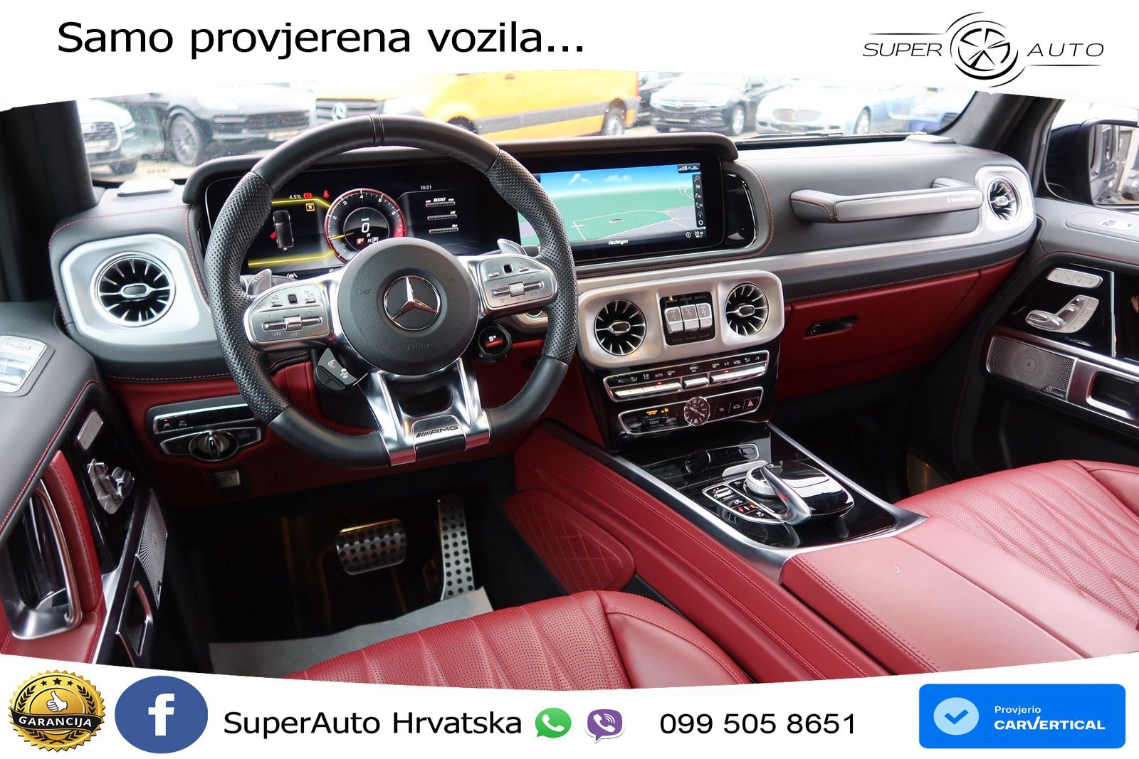 Mercedes AMG G 63 Long V8 (585 KS) 4MATIC 9G-TRONIC AMG SPEEDSHIFT TCT LED+GR SJED+ACC